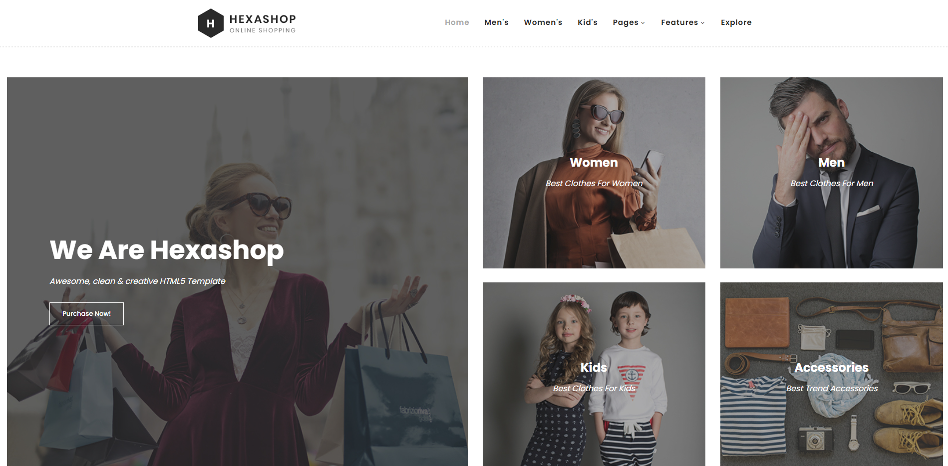 Clothing brand website – lookbook